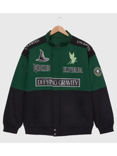 Wicked Elphaba Defying Gravity Racing Jacket Green Black