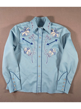 Womens California Ranchwear Blue Shirt