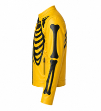 Yellow-biker-jacket