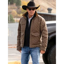 John Dutton Yellowstone Brown Quilted Jacket