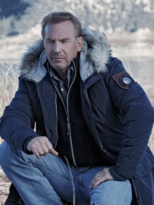 Yellowstone S05 John Dutton Blue Parka Jacket