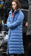 Secret Invasion Abigail Brand Blue Puffer Coat