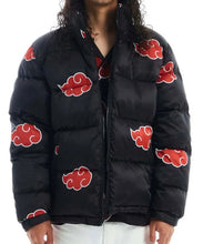 Men’s-Anime-Series-Naruto-Akatsuki-Black-Puffer-Jacket