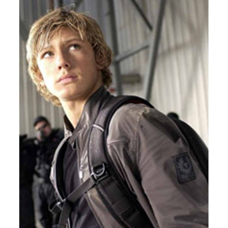 Alex Rider Stormbreaker Black Leather Jacket