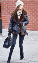 Alexa Chung Winter Shearling Jacket For Women 