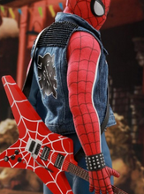 Amazing Spider Man Punk Denim Blue Vest