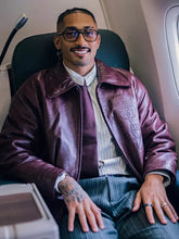 FC Barcelona x AMIRI 2026/27 Burgundy Bomber Jacket