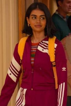 Never Have I Ever S03 Aneesa Maroon Jacket