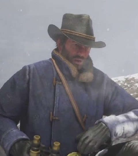 Arthur Morgan Red Dead Redemption 2 Blue Coat