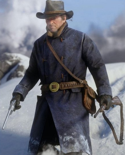 Arthur Morgan Red Dead Redemption 2 Blue Coat