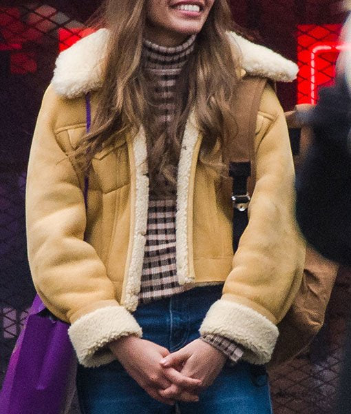 Batgirl 2022 Barbara Gordon Shearling Jacket
