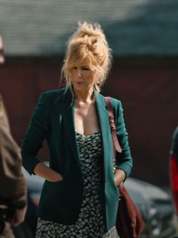 Yellowstone S04 Beth Dutton Teal Blazer