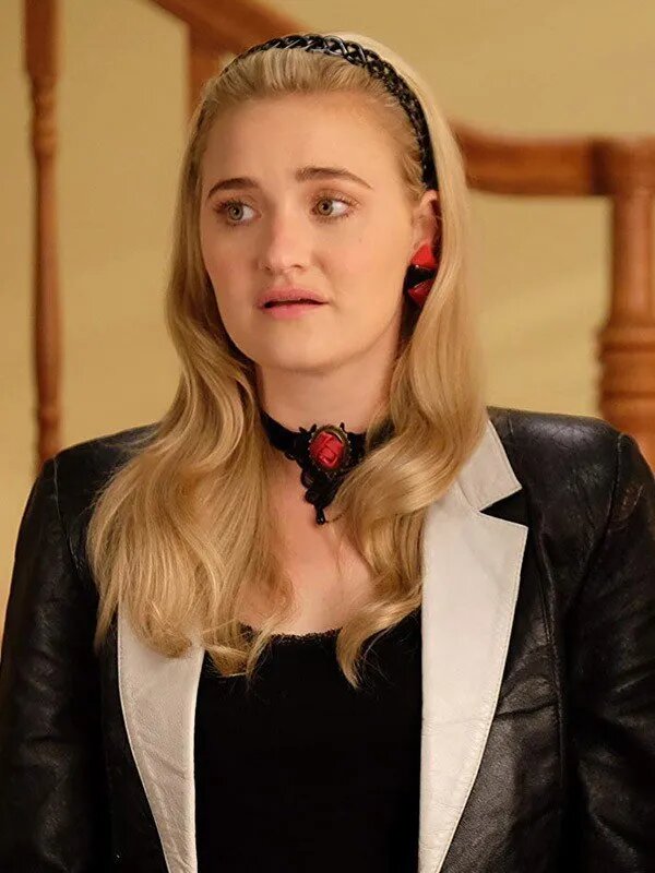 AJ Michalka Schooled Black Leather Jacket