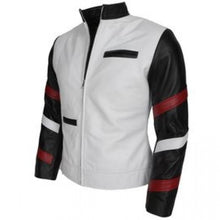 Bruce Lee White Leather Jacket