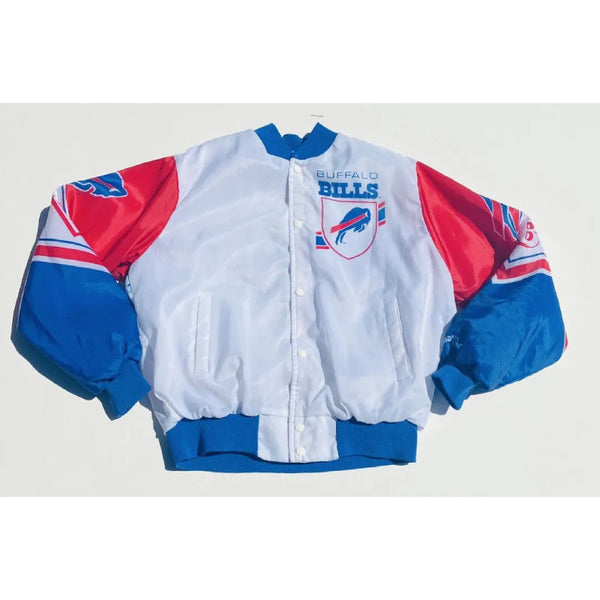 Buffalo Bills 90s Varsity Bomber Jacket