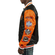 SF 49ERS Champs Giants Black Satin Patches Jacket