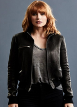 Jurassic World 3 Claire Dearing Bomber Leather Jacket