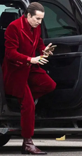 Renfield 2023 Conde Dracula Red Velvet Suit