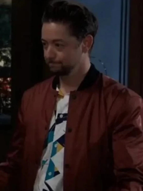 Damian Spinelli General Hospital Brown Jacket