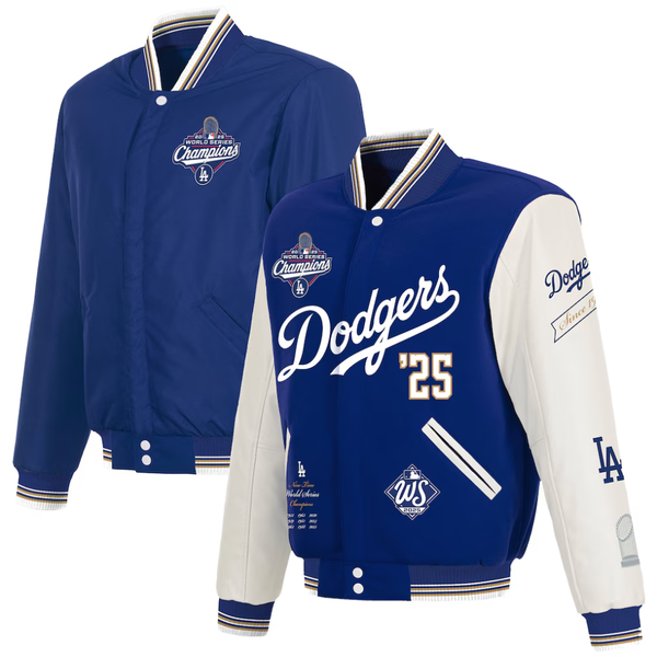 LA Dodgers World Series Champions Reversible Varsity Jacket