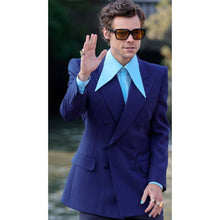 Don? Worry Darling 2022 Harry Styles Blue Suit