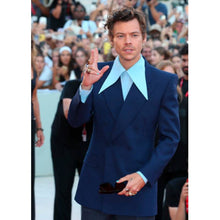 Don? Worry Darling 2022 Harry Styles Blue Suit