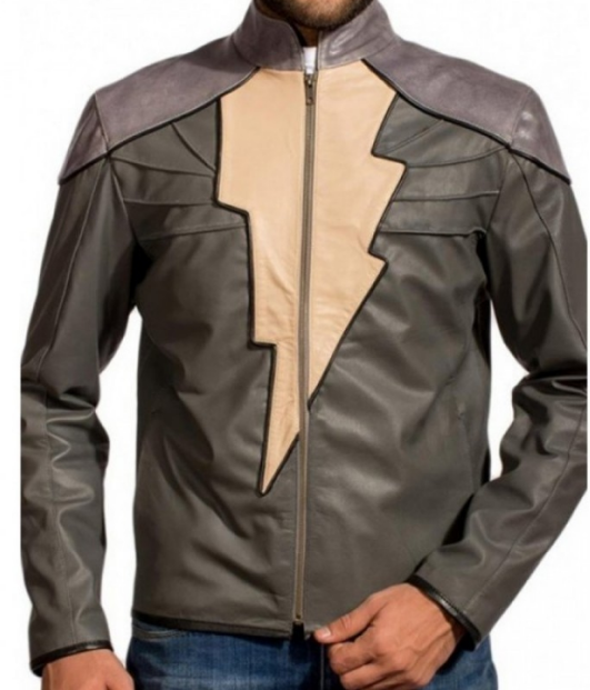 Dwayne Johnson Black Adam Injustice Leather Jacket