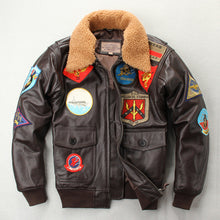 Men's Embroidered Leather Motorcycle Jacket