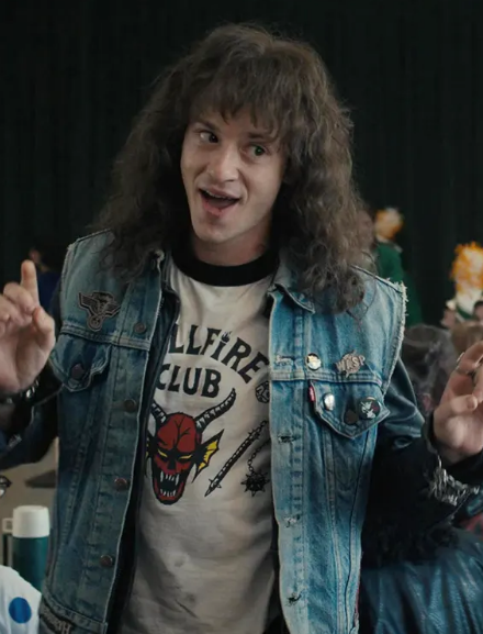 Stranger Things S04 Eddie Munson Denim Vest