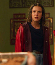 Stranger Things Season 04 Eleven Red Hooded Coat