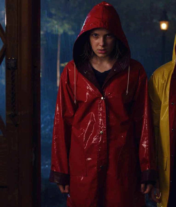 Stranger Things Season 04 Eleven Red Hooded Coat