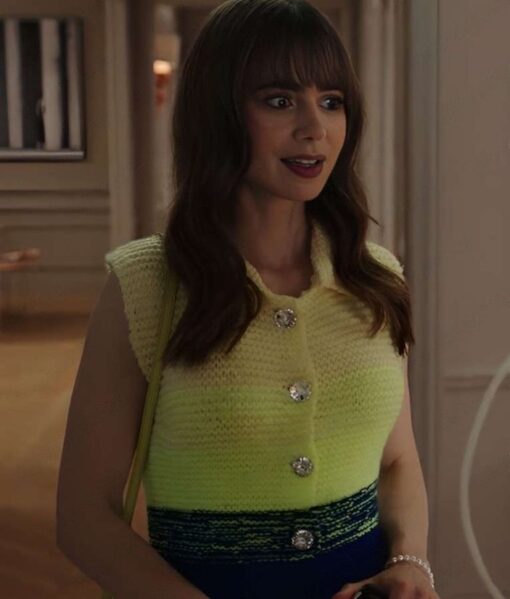 Emily In Paris S03 Emily Cooper Knitted Sweater