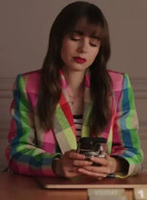 Emily in Paris S03 Emily Cooper Multicolor Coat