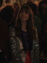 Emily In Paris S03 Emily Cooper Silver Blazer