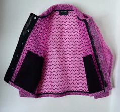 Wednesday 2022 Enid Sinclair Pink Bubble Wrap Jacket