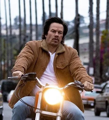 Father Stu 2022 Mark Wahlberg Suede Jacket