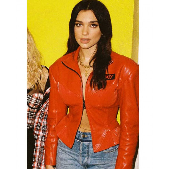 Fever Dua Lipa Red Jacket