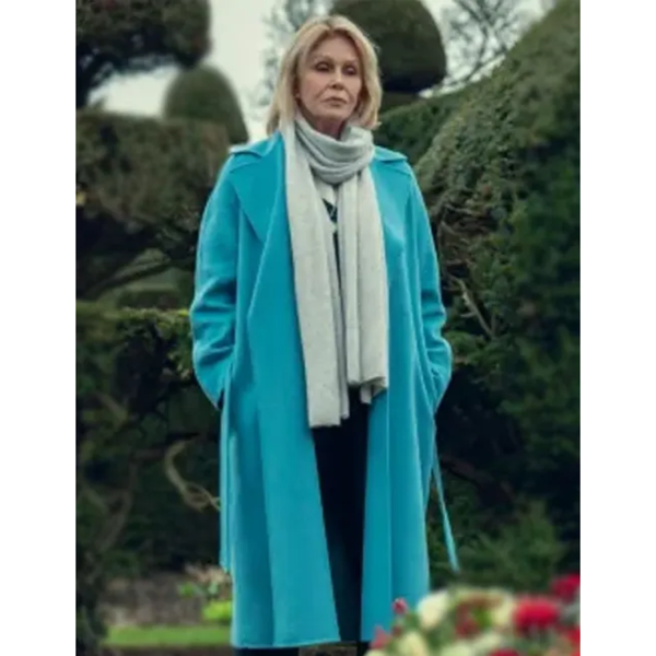 Fool Me Once Judith Burkett Blue Trench Coat