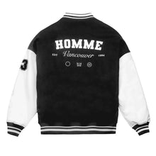 Homme Vancouver Logo Black/White Varsity Jacket