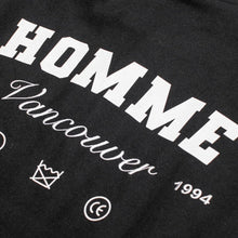 Homme Vancouver Logo Black/White Varsity Jacket