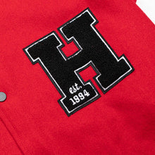 Homme Vancouver Logo Red/White Varsity Jacket