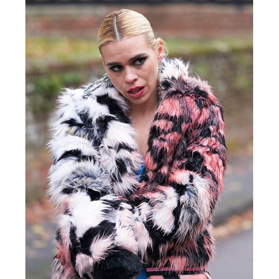 I Hate Suzie Billie Piper Fur Long Coat