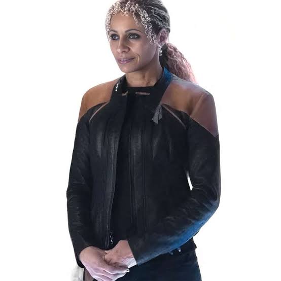 Star Trek Picard S03 Raffi Musiker Leather Jacket