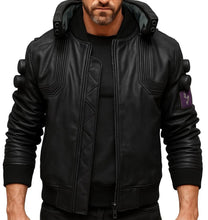V's Samurai jacket Cyberpunk 2077 Men's Bomber Real Leather