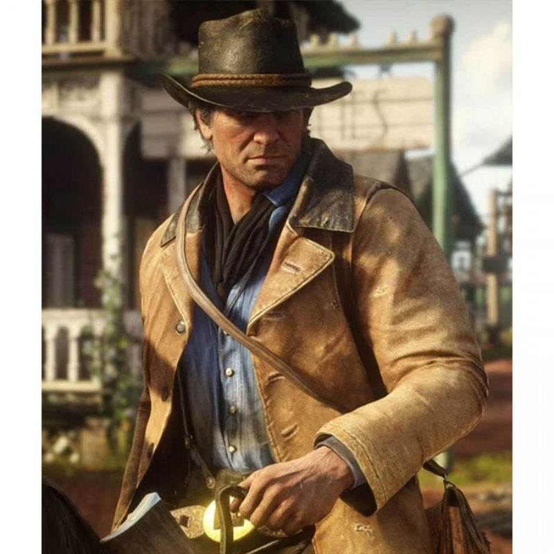 Inspired Arthur Morgan Red Dead Redemption II 2 Leather Jacket