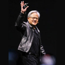 Jensen Huang Leather Jacket