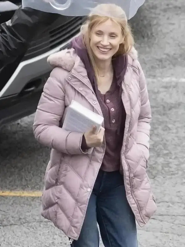 The Good Nurse 2022 Jessica Chastain Puffer Jacket