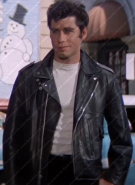 John Travolta Grease T Birds Black Jacket