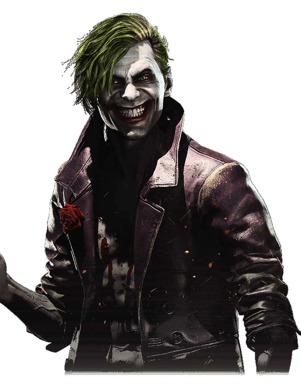 Injustice 2 Joker Leather Coat