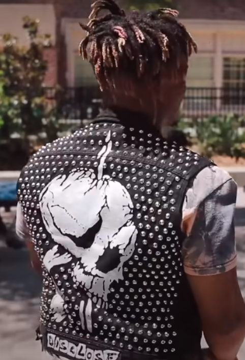 Juice Wrld Black Denim Vest